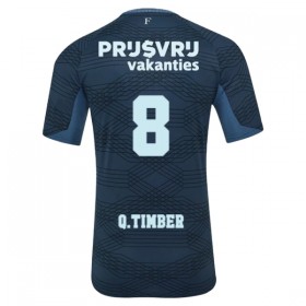 Maglia Feyenoord Rotterdam Q. Timber 8 Trasferta Divisa 2025-26